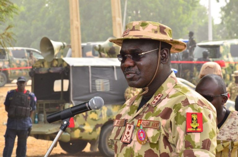 Buratai commends troops for being ahead of threats