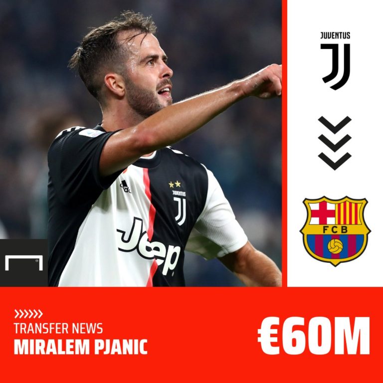 OFFICIAL | FC Barcelona and Juventus have reached an agreement for the transfer of Miralem Pjanić.