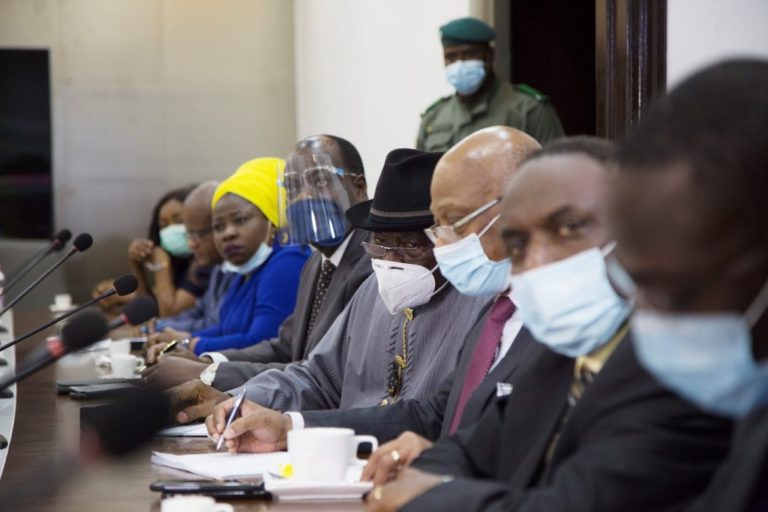 [Mali Coup]: Jonathan meets Keita, Goita, says ‘negotiations going well’