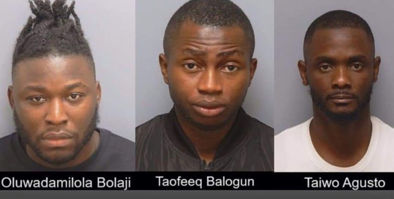 £400,000 Fraud: Three Nigerian Jailed in UK