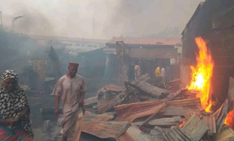 Billions Of Naira Lost As Fire Guts Sokoto Central Market