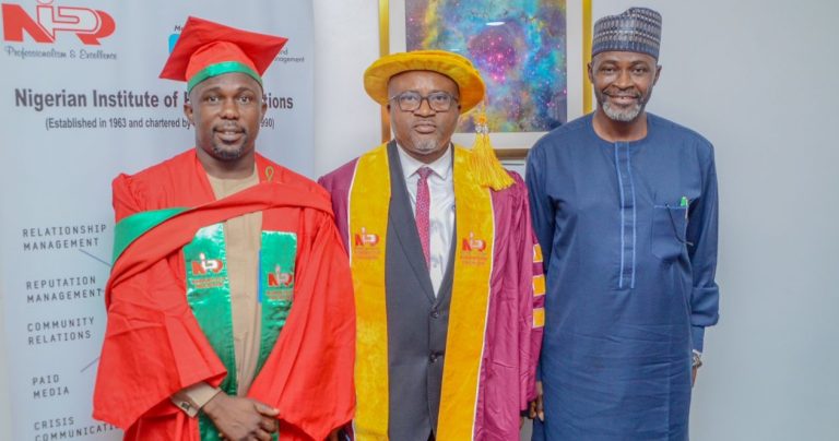 Omoluabi Inducted Into NIPR Hall of Fame, Promises to Promote Objectives of the Profession 