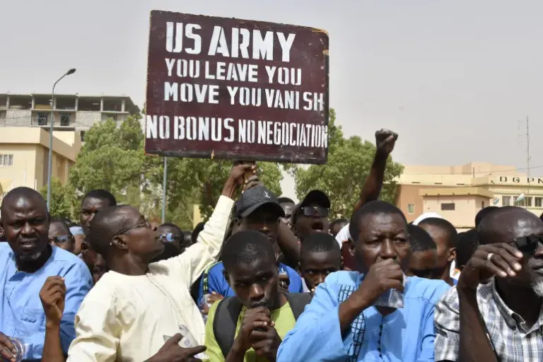 Hundreds Protest In Niger Demanding Departure Of US Troops