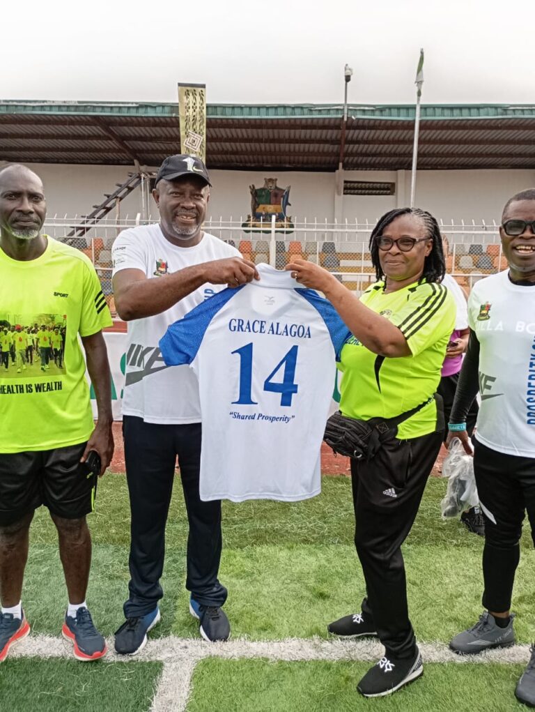 Bayelsa State Officials Receive Prosperity Cup Season 6 Branded Jerseys
