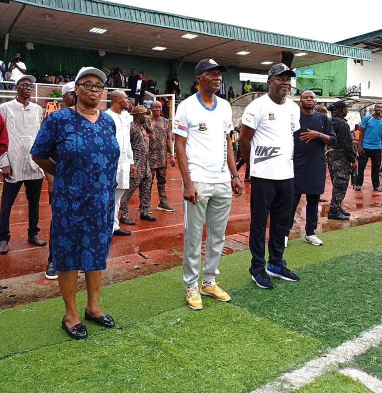 Gov Diri Kicks Off Nigeria’s Biggest Grassroots Football Tournament in Yenagoa