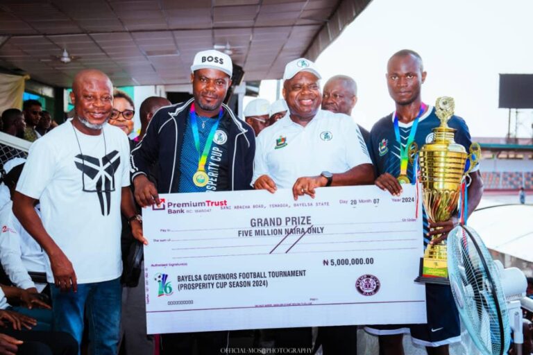 FG Lauds Diri’s Commitment To Sports As Curtain Falls On Bayelsa Governor’s Football Tournament