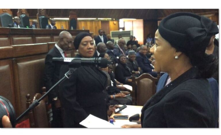 Industrial Court Judge, Justice Oyebiola Oyewumi now Justice of the Court of Appeal