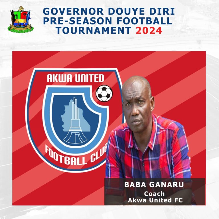 Akwa UTD To Face Abia Warriors, Sunshine Stars And Bayelsa UTD In Gov Douye Diri Pre-Season Tournament