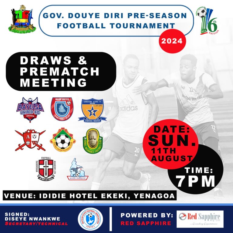 YENAGOA AGOG AS GOVERNOR DOUYE DIRI PRE-SEASON TOURNAMENT KICKS OFF