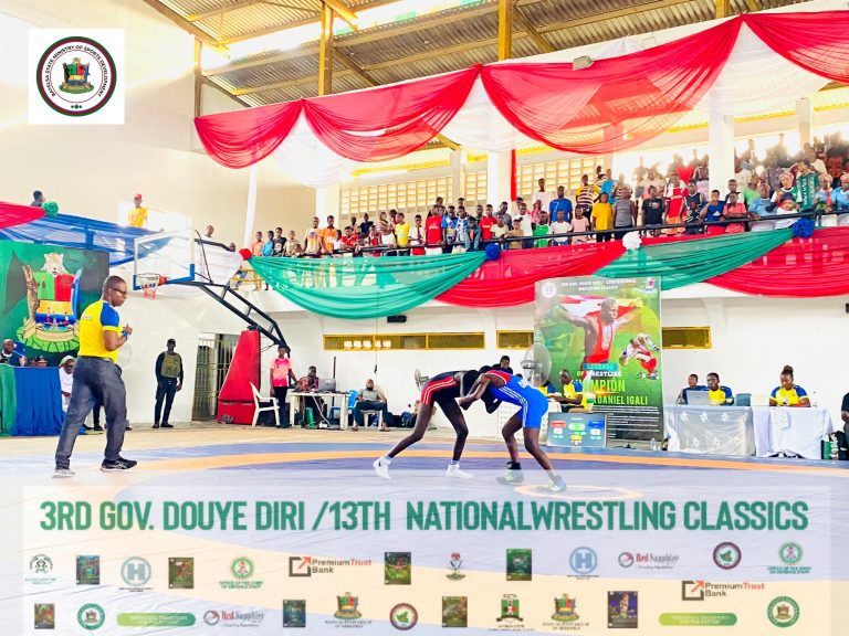 Photo Speak On The Opening Ceremony Of The 3rd Governor Douye Diri National Wrestling Classics