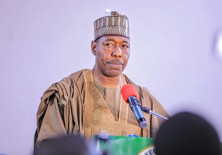 Tinubu’s tax reform bill only favours Lagos – Borno Gov, Zulum