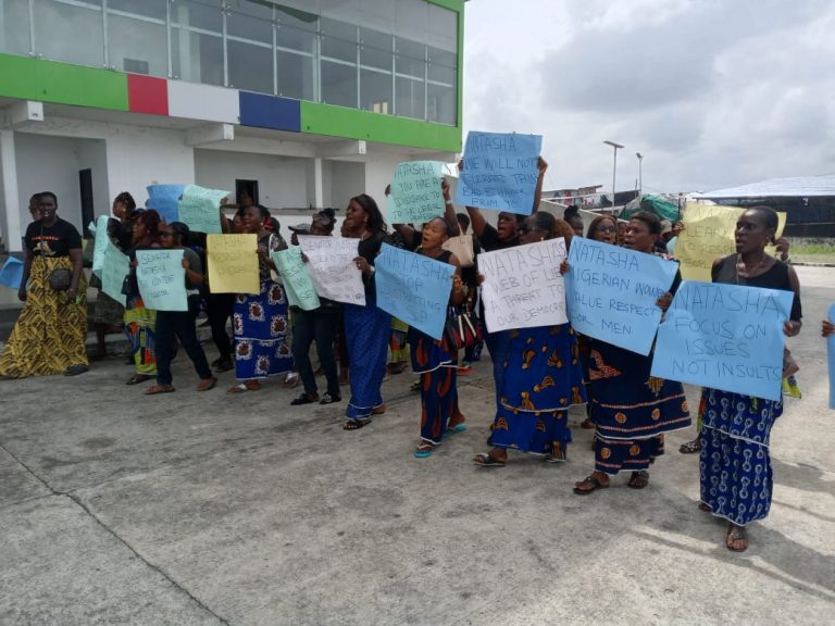 South-South Women Protest Senator Natasha’s Alleged Disrespect To Akpabio, Demands Apology