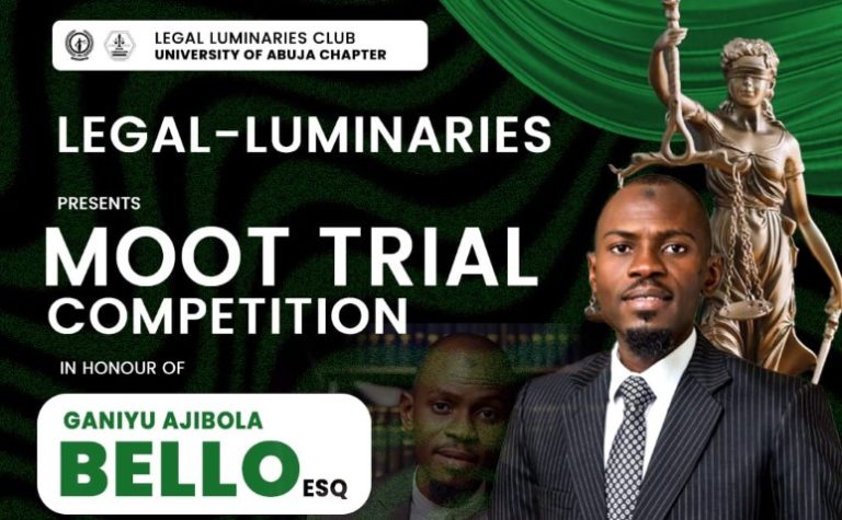 UNIABUJA Legal-Luminaries Club hosts Moot Competition in Honour of Legal Expert Ajibola Bello