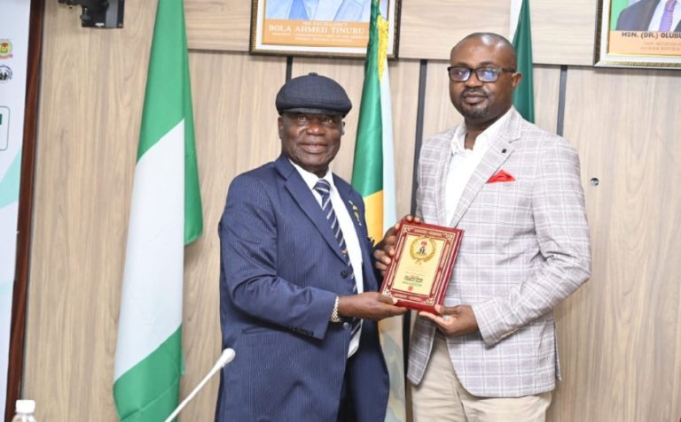 Interior Minister receives NJI Administrator Justice Adejumo on partnership visit