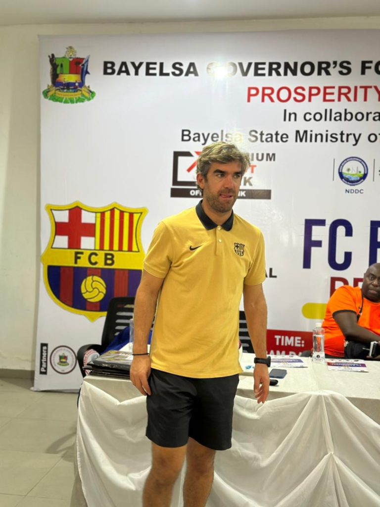‎FC Barcelona/Prosperity Cup International Coaching Clinic Kick-off In Yenagoa